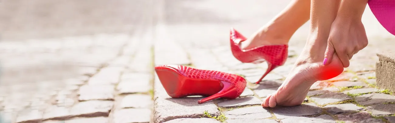slide heel pain